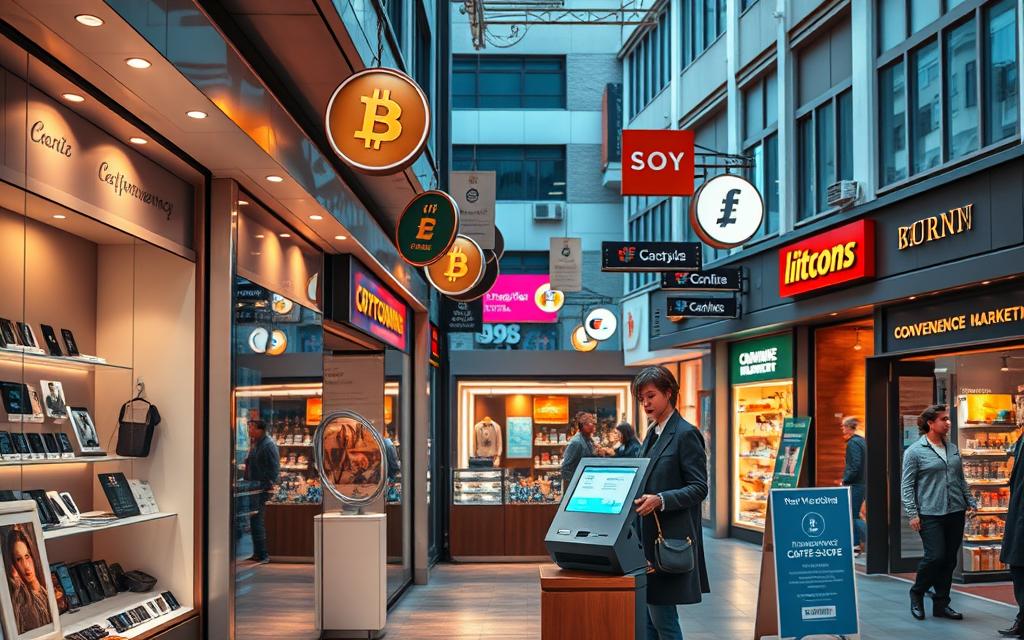 types of retailers accepting cryptocurrency