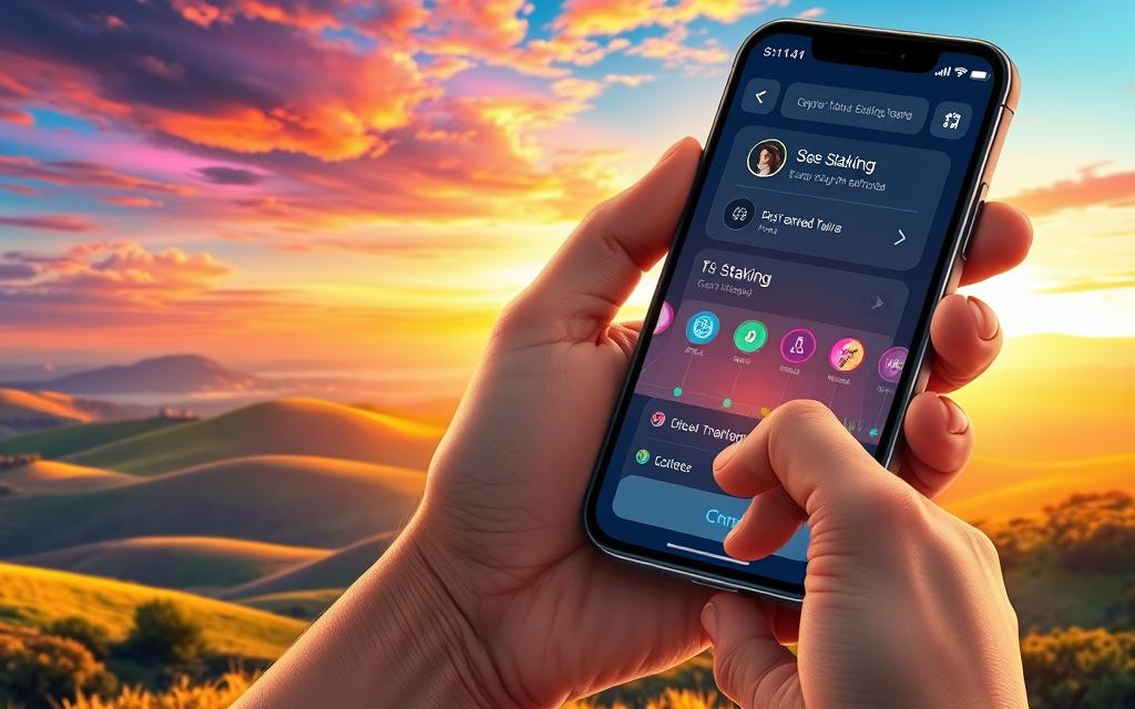 crypto staking process